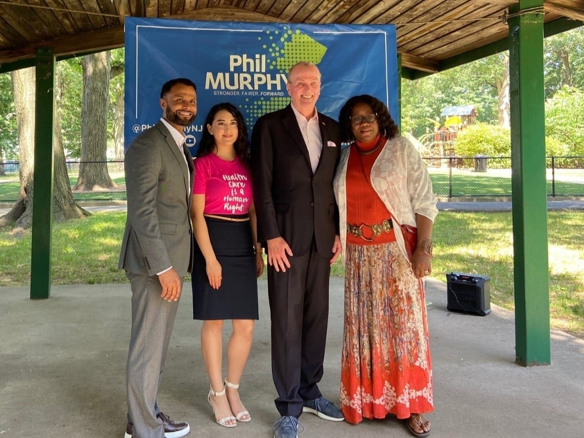 The Planned Parenthood Action Fund of New Jersey endorsed Gov. Phil Murphy for re-election during a rally in Montclair on Monday.