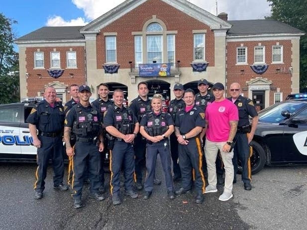 Have you seen a Nutley police officer wearing a pink badge or ribbon? There’s a reason why, officials say.