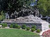 Wars of America sculpture in Military Park in Newark.