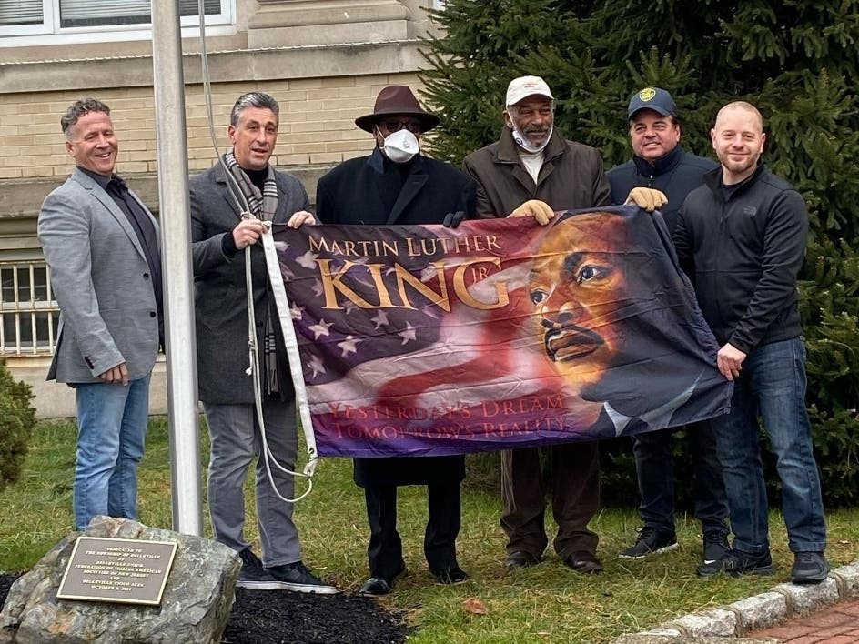 Belleville town officials held a ceremony at Town Hall on Monday to commemorate the legacy of Martin Luther King Jr.