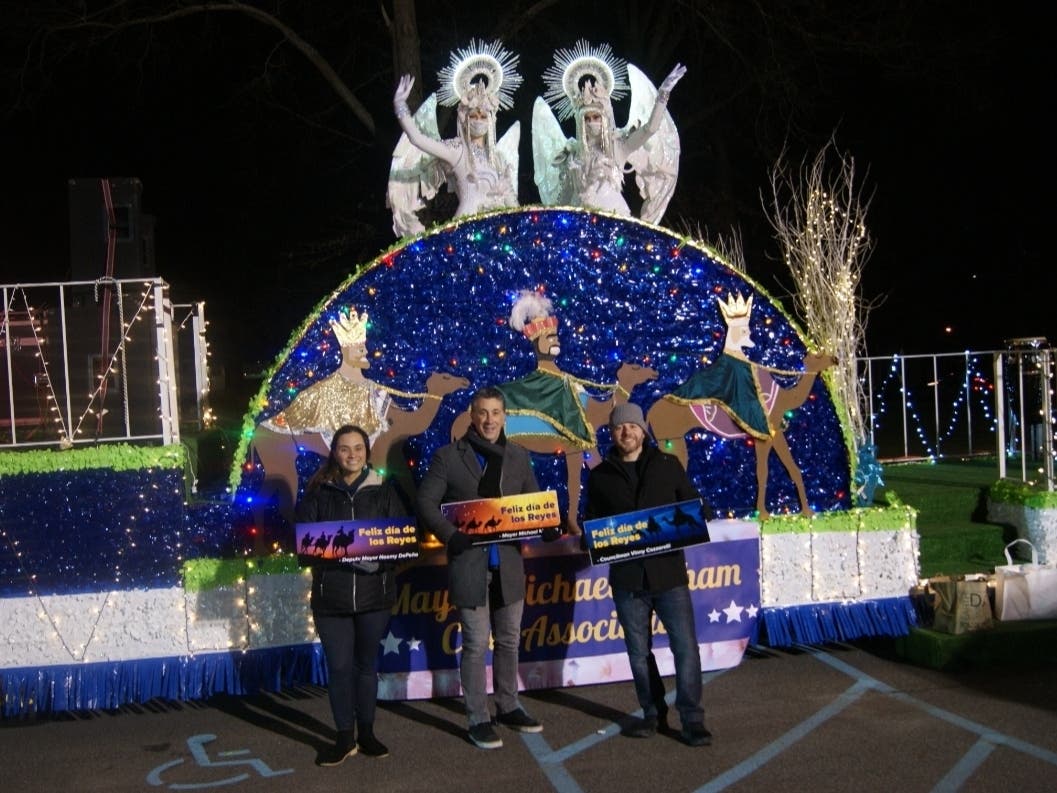 Belleville recently held a “Three Kings Day” drive-by event that brought a smile to the neighborhood.