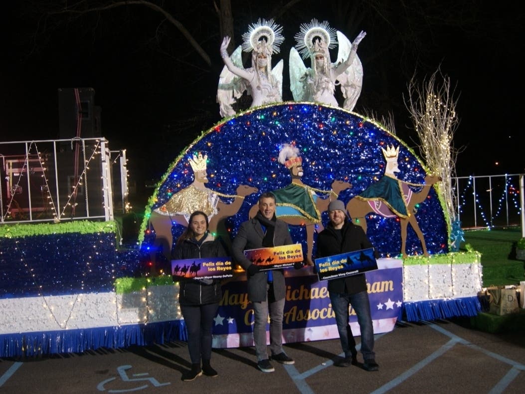 Belleville recently held a “Three Kings Day” drive-by event that brought a smile to the neighborhood.