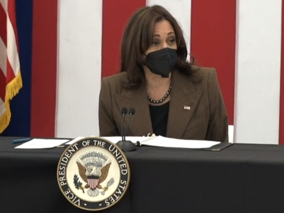 Newark got its second visit from Vice President Kamala Harris in a year when she came to the Garden State to praise the city for its battle against lead water contamination on Friday.