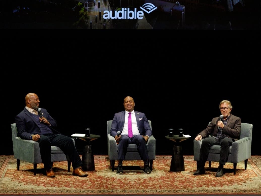 Newark-based audio book company, Audible, recently hosted a launch event for Mayor Ras Baraka's new memoir, “The Book of Baraka.”