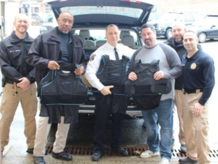 The Montclair Police Department recently donated dozens of bulletproof vests to volunteer medical workers in Ukraine.