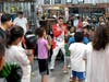 A duo of pro boxers from Newark recently took some time out of their schedules to give tips to some young pugilistic hopefuls at a club in North Jersey. Above, Emmanuel Rodriguez leads the class in a boxing drill.