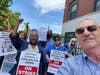 Montclair council member Bob Russo, who was at Monday’s rally, said he supports the striking workers at the hospital where he was born, Saint Michael’s Medical Center in Newark, NJ.