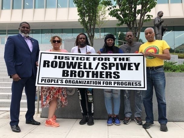 On Wednesday, the People’s Organization For Progress spearheaded a rally and march in Newark, New Jersey to demand “freedom for Justin Rodwell” and “justice for the Rodwell/Spivey brothers.”