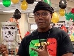 Bashir Muhammad Ptah Akinyele, a history and African studies teacher at Weequahic High School in Newark, says New Jersey's Amistad Law is crucial when it comes to teaching Black history in classrooms.