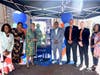 Elected officials, authors and representatives from JetBlue gathered at the Newark Public Library on Washington Street to announce the launch of the airline’s “Soar With Reading” initiative on Tuesday.