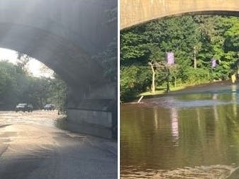 Newark officials issued a boil water advisory for most of the city after a large water main break in Belleville near Branch Brook Park on Tuesday.