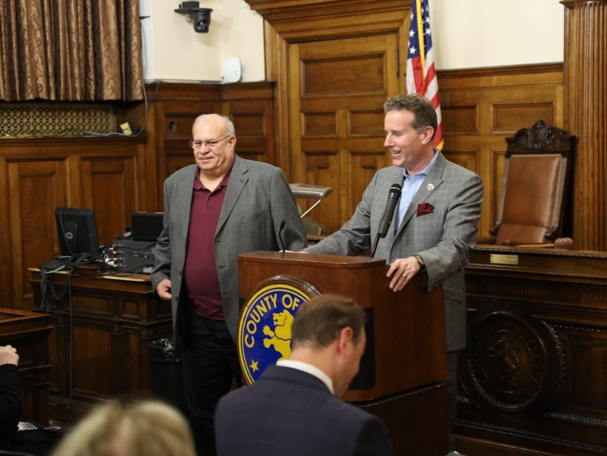 Last week, the Essex County Board of County Commissioners held its annual Italian Heritage Month Event. Honorees included Donato DiGeronimo of Verona, a retired battalion chief of the Montclair Fire Department.