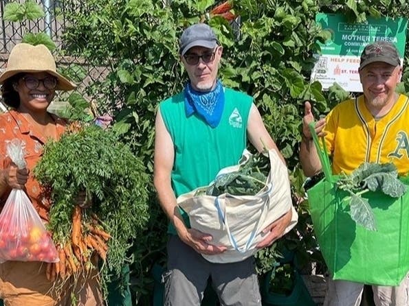 Several parishes in Essex County, including Our Lady of Mount Carmel Church in Montclair (pictured), have created community gardens to foster sustainability — one of the initiatives the Archdiocese of Newark is pursuing to help the environment.