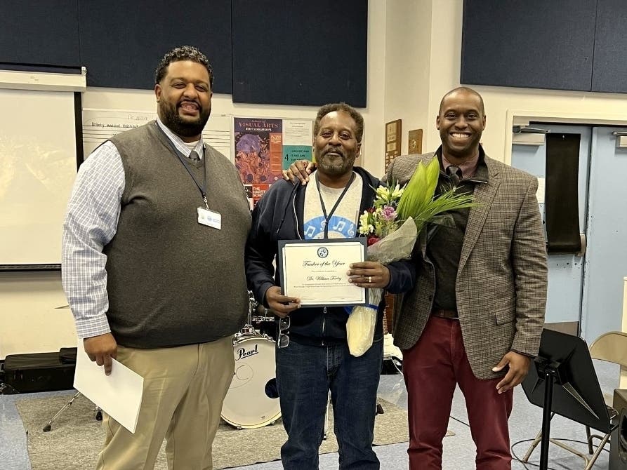 William Farley, a longtime music educator at West Orange High School, has earned a nod as the school’s “Teacher of the Year” for 2022-23.