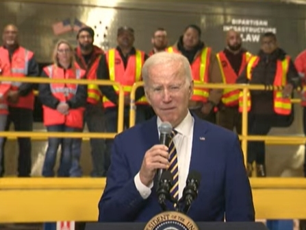 President Joe Biden paid the Tri-State Area a visit on Tuesday to hype up $1.2 billion for nine infrastructure projects, including the Gateway Tunnel in New Jersey and New York.