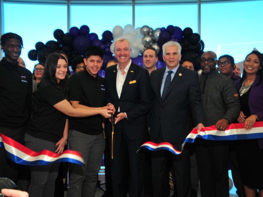 Gov. Phil Murphy was among the officials on hand this week for the opening of the newly transformed Essex County Newark Tech School.