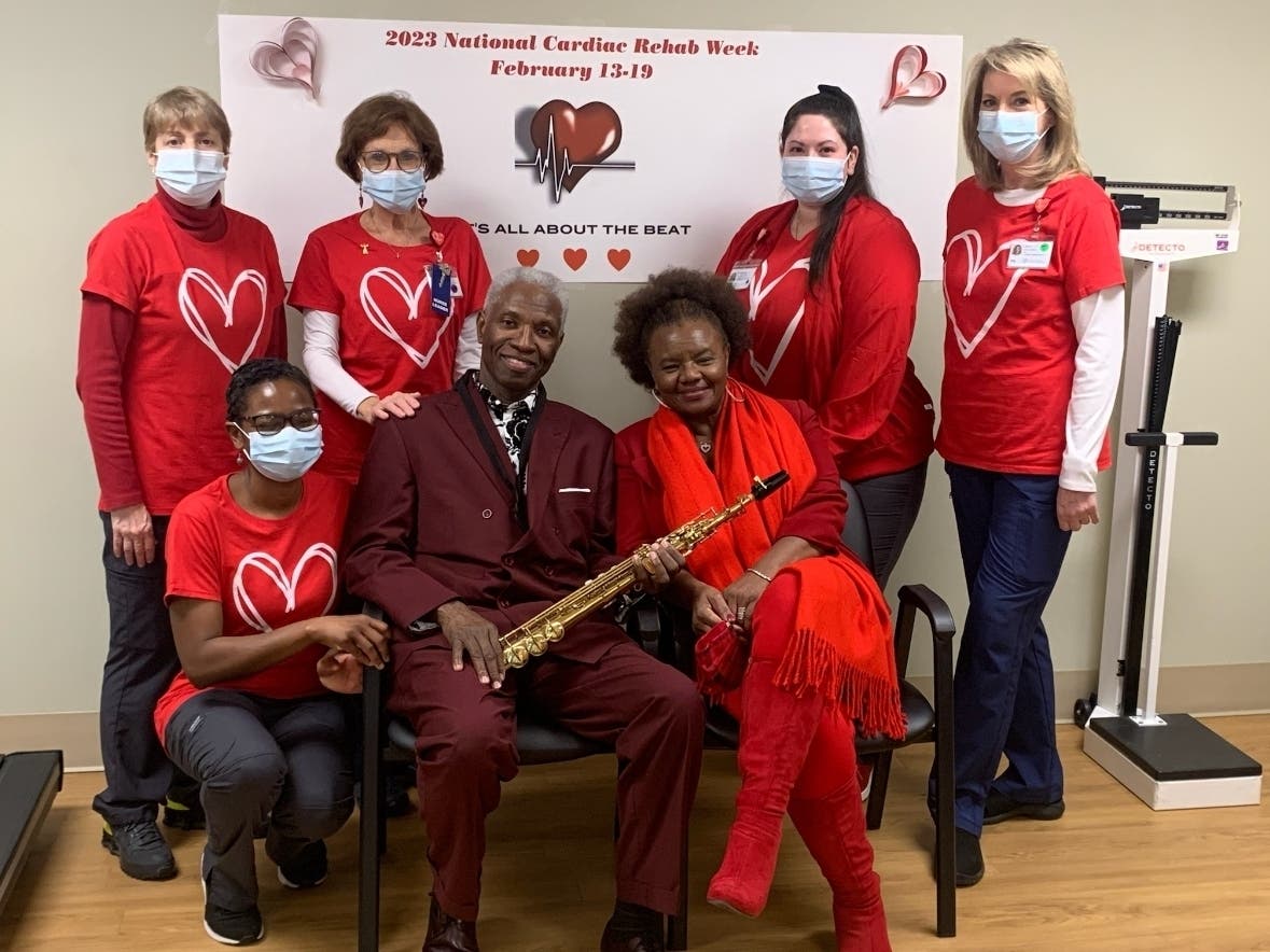 Mountainside Medical Center in Montclair, NJ recently celebrated a local musician who successfully completed rehab at its Cardiac Rehabilitation Program.
