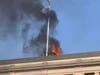 A fire took place Thursday on the roof of the Montclair Police Department building on Bloomfield Avenue.