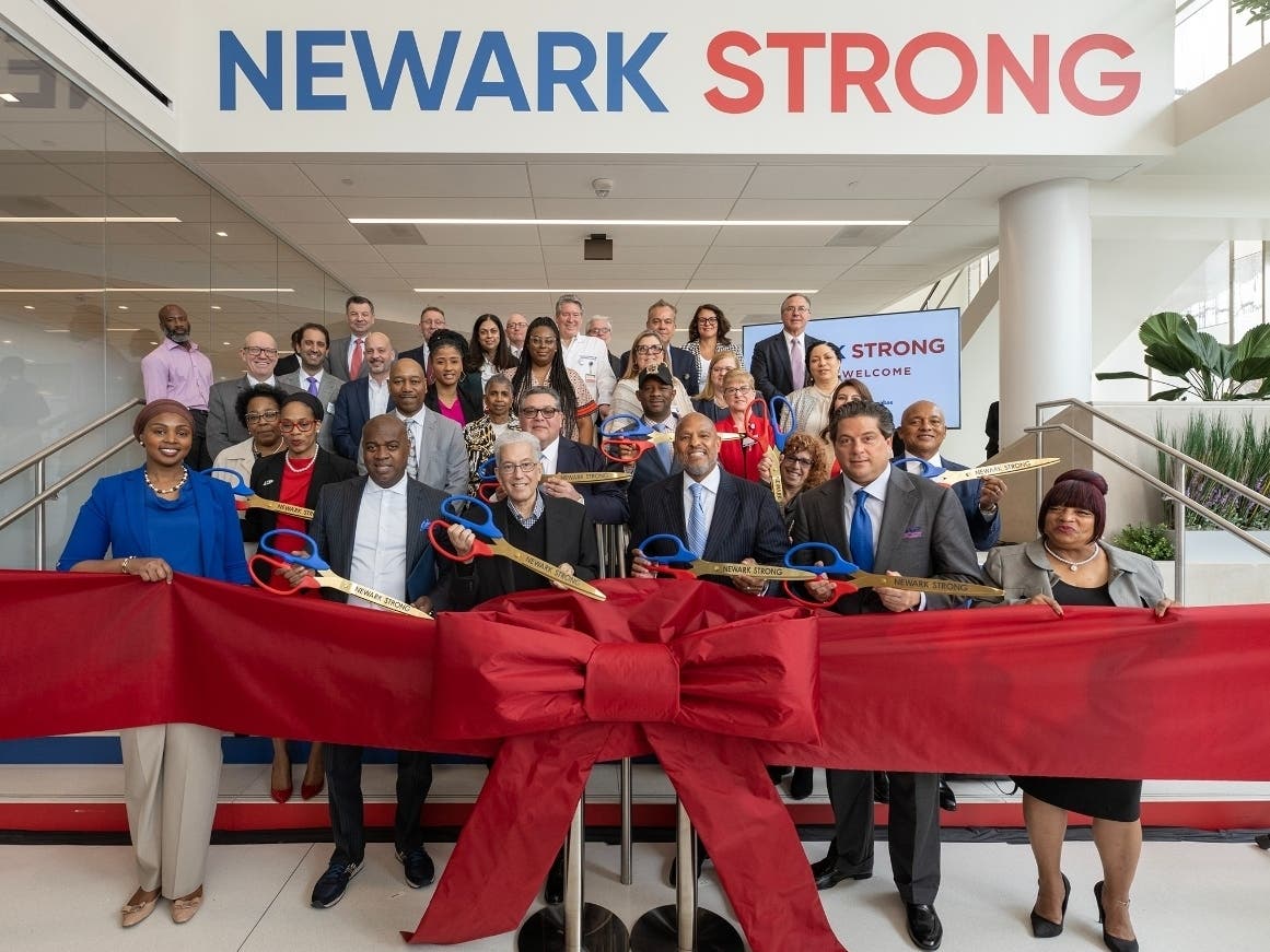 A ribbon cutting ceremony was held at Newark Beth Israel Medical Center's new lobby on April 18, 2023.