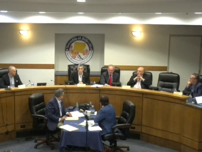 The Belleville Town Council met for a public meeting on Tuesday, April 25.