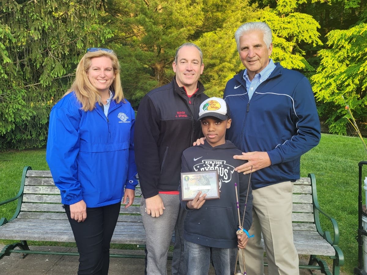 Aashir Bennette of Newark caught the most fish in the boys’ age 11 to 15 category at a county-run fishing derby held at Grover Cleveland Park, which is located in Caldwell and Essex Fells.