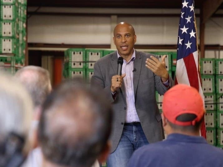 U.S. Sen. Cory Booker visits Eastern Fresh Growers in Cumberland County to announce $3.3M in U.S. Department of Agriculture grants to 17 businesses in rural New Jersey as part of a "summer road trip" that ended in Newark this week.