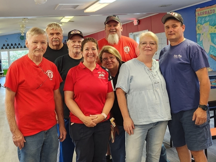 Members of Elks Lodges from West Orange, Cedar Grove and South Orange recently made a summer trip to the Ramapo Mountains to visit and serve the children attending Elks Camp Moore.