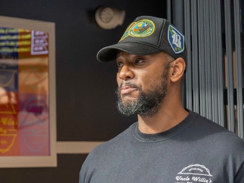 Walter "Uncle Willie" Green, an Army veteran who owns Uncle Willie's Wings, began feeding his neighbors in Essex County, New Jersey during the pandemic. The resulting good will helped to turn his restaurant's finances around, he says.