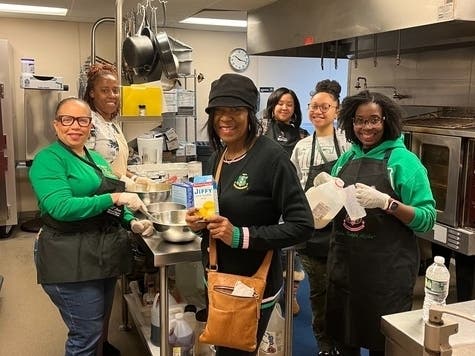 As a tribute to Martin Luther King Jr. Day, members of the Omicron Xi Omega Chapter of Alpha Kappa Alpha Sorority Inc. recently held a “day of service” in memory of the late civil rights icon.