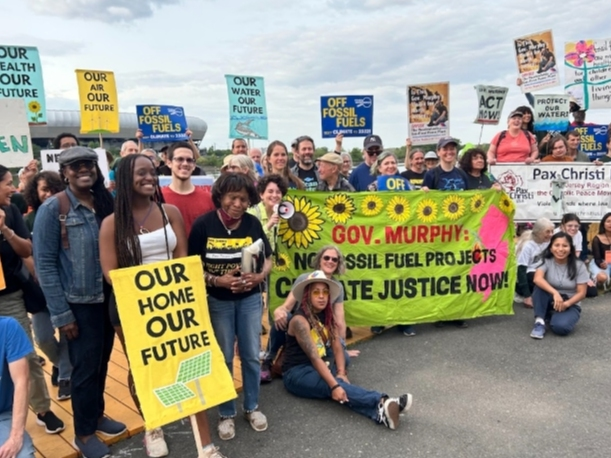 Environmentalists from across the state gather for a rally and march in Newark in June 2023.The protest was part of the “Our Planet Our Future” week of actions organized by Empower NJ.