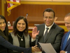 Ketan Bhuptani is sworn in as a Livingston Town Council member on Monday. He takes over for Rosy Bagolie, who was recently elected to the New Jersey Assembly.