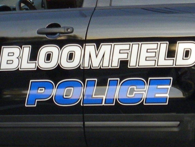 Two people stole a motorcycle from a driveway in Bloomfield earlier this month, authorities say.