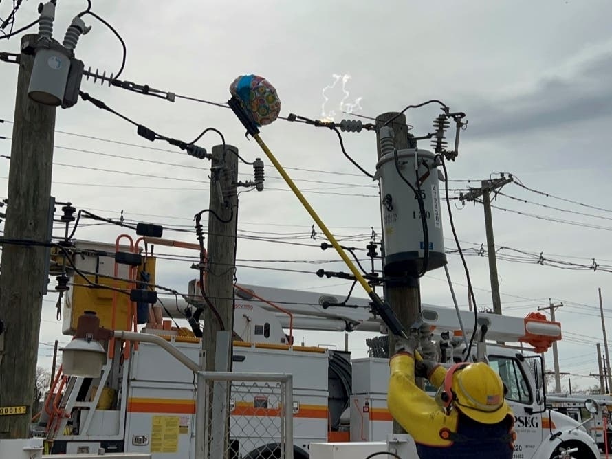 Each June, the number of reports about Mylar balloons coming into contact with PSE&G’s electric equipment nearly doubles, the utility provider says.
