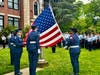 Dozens of U.S. flags were put on display outside two schools in West Orange ahead of Memorial Day 2024.