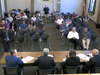 Bloomfield residents and officials attend a town hall meeting on July 1 to discuss the proposed 2024 municipal budget.