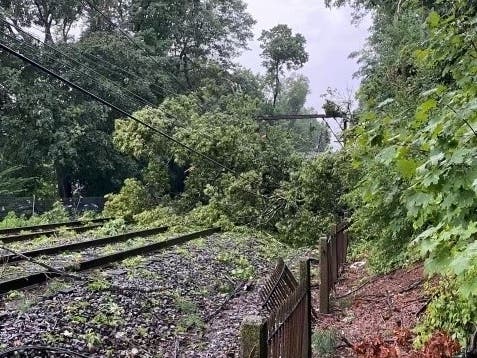 Felled trees and downed power lines contributed to a rocky commute for train riders this week on NJ Transit’s Morris & Essex line and Montclair-Boonton line.