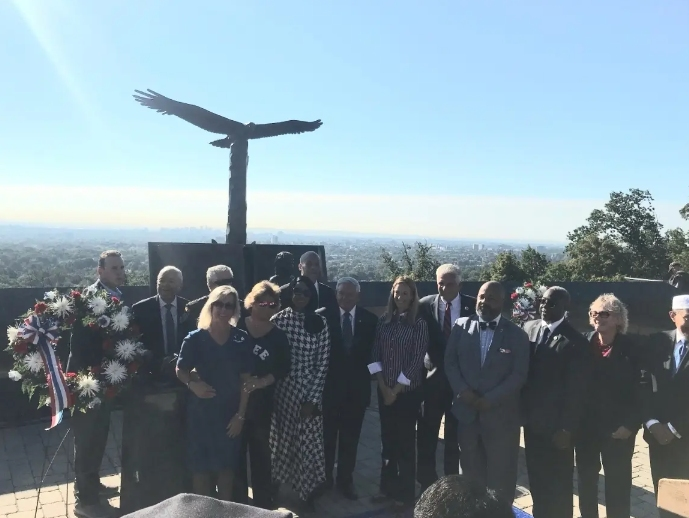 Essex County will hold its annual 9/11 remembrance ceremony on Wednesday, Sept. 11. Above, officials gather for a previous tribute at the September 11 memorial.