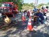 The Montclair Fire Department recently threw a block party at Nishuane Park to promote fire safety for the community.
