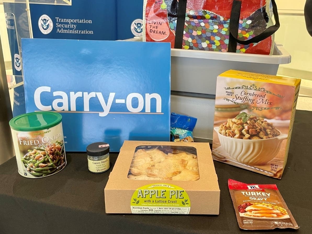 The Transportation Security Administration (TSA) recently issued a reminder that some beloved Thanksgiving foods like cranberry sauce need to be packed with checked baggage if you plan to fly.