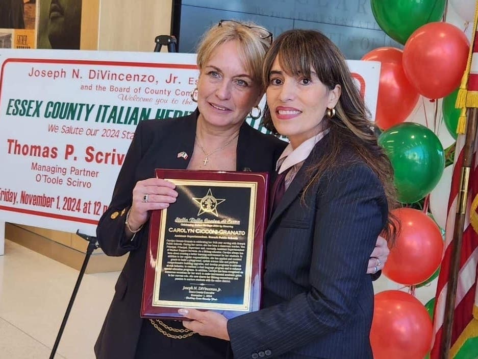 Assistant Superintendent Carolyn Granato recently earned a nod as Essex County’s 2024 Italian American Educator of the Year.