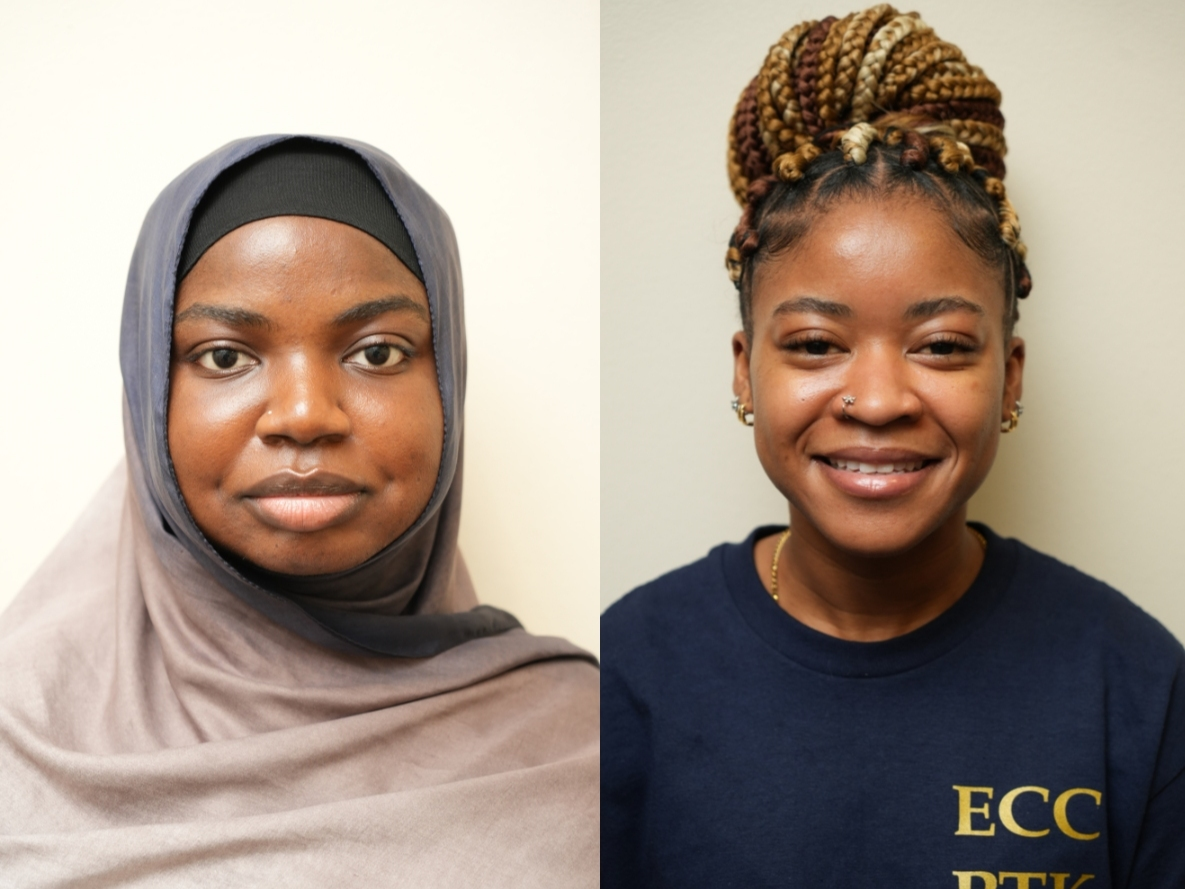 Laela Lawal and Towela Mwale are Essex County College’s 2025 representatives on the All USA-New Jersey Community College Academic Team.