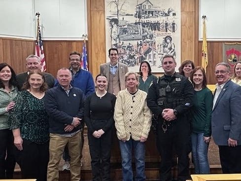 Nutley Board of Commissioners and the 2025 St. Patrick's Day Parade Dignitaries