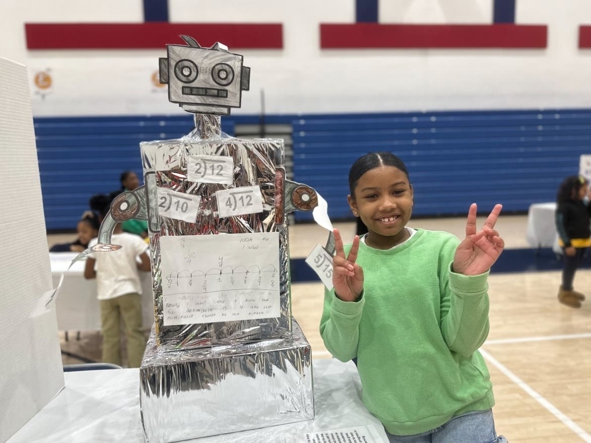 Some of Newark’s youngest students recently celebrated Black History Month with a school science fair.