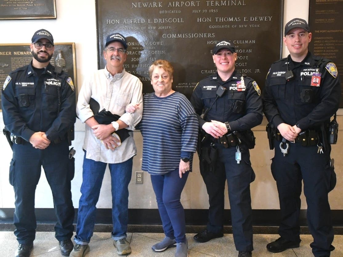 A routine day at the airport turned into a life-or-death situation for Herbert Villa, a cardiac arrest survivor who recently got the chance to reunite with several of the police officers who saved his life.
