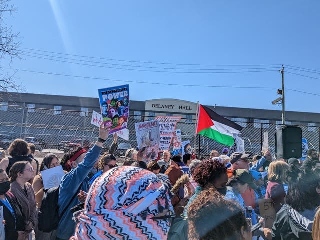Hundreds Protest Against Reopening ICE Detention Facility In Newark ...