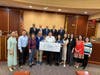The Livingston Chinese Culture Day (LCCD) Committee recently held a special donation ceremony at a town council meeting, presenting checks to four community organizations, including the Livingston First Aid Squad (above).