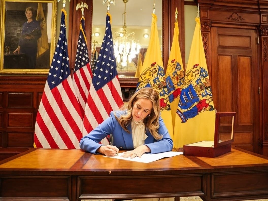New Jersey Gov. Mikie Sherrill signed six executive orders on her first day in office on Jan. 20, 2026.