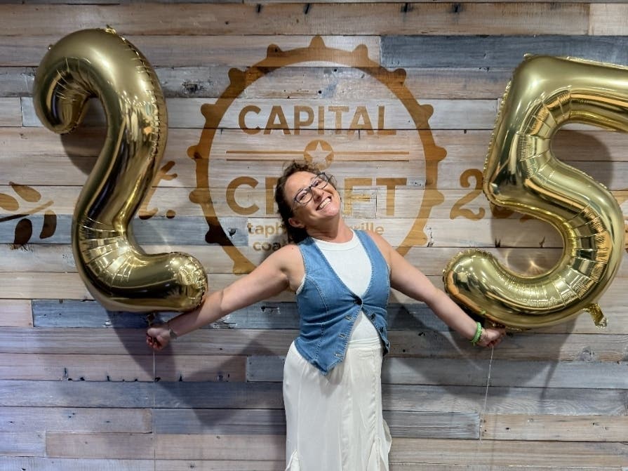 Samantha Imperato, a teacher in Maplewood, NJ, celebrates the 25th anniversary of her lifesaving kidney transplant, which was performed at Cooperman Barnabas Medical Center in Livingston.