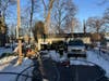 Montclair firefighters were able to overcome a series of obstacles – including a delay at a train crossing – while battling a blaze at a local home on Friday morning, authorities say.