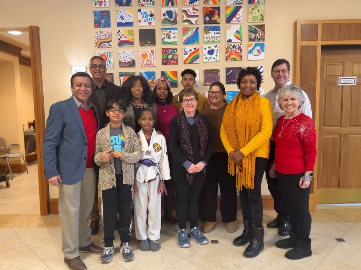 The “Pieces of the Dream” Mini Mural, created in honor of Martin Luther King Jr.’s legacy, is now on display at Livingston Town Hall.